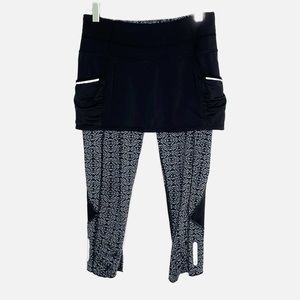Athleta Capri Leggings and Skirt (XS)